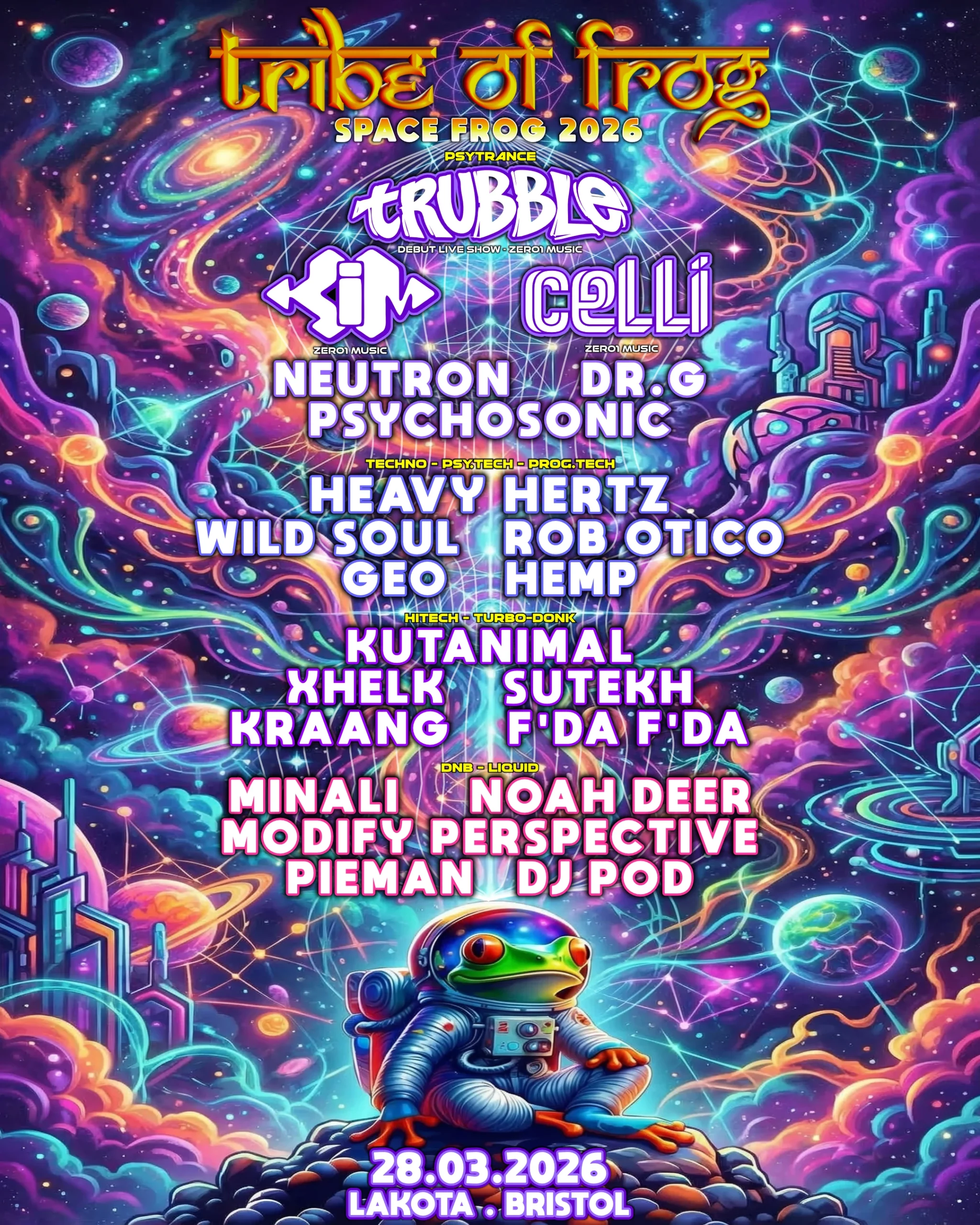 TRiBE of FRoG Space Frog 2026